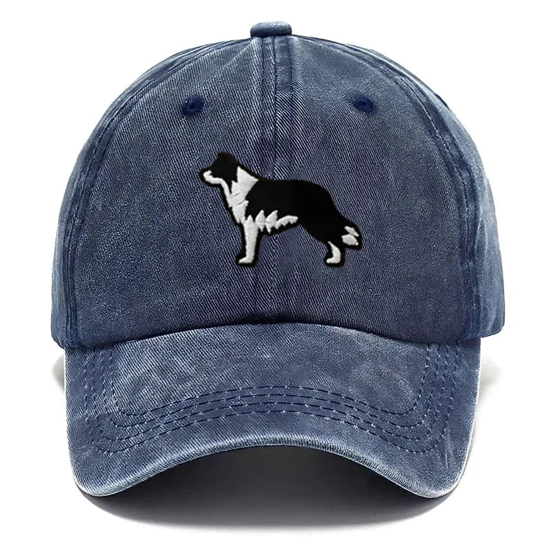 Border Collie Embroidered Baseball Cap
