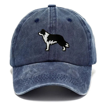 Border Collie Embroidered Baseball Cap