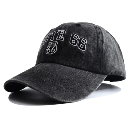Route 66 Embroidered Baseball Cap