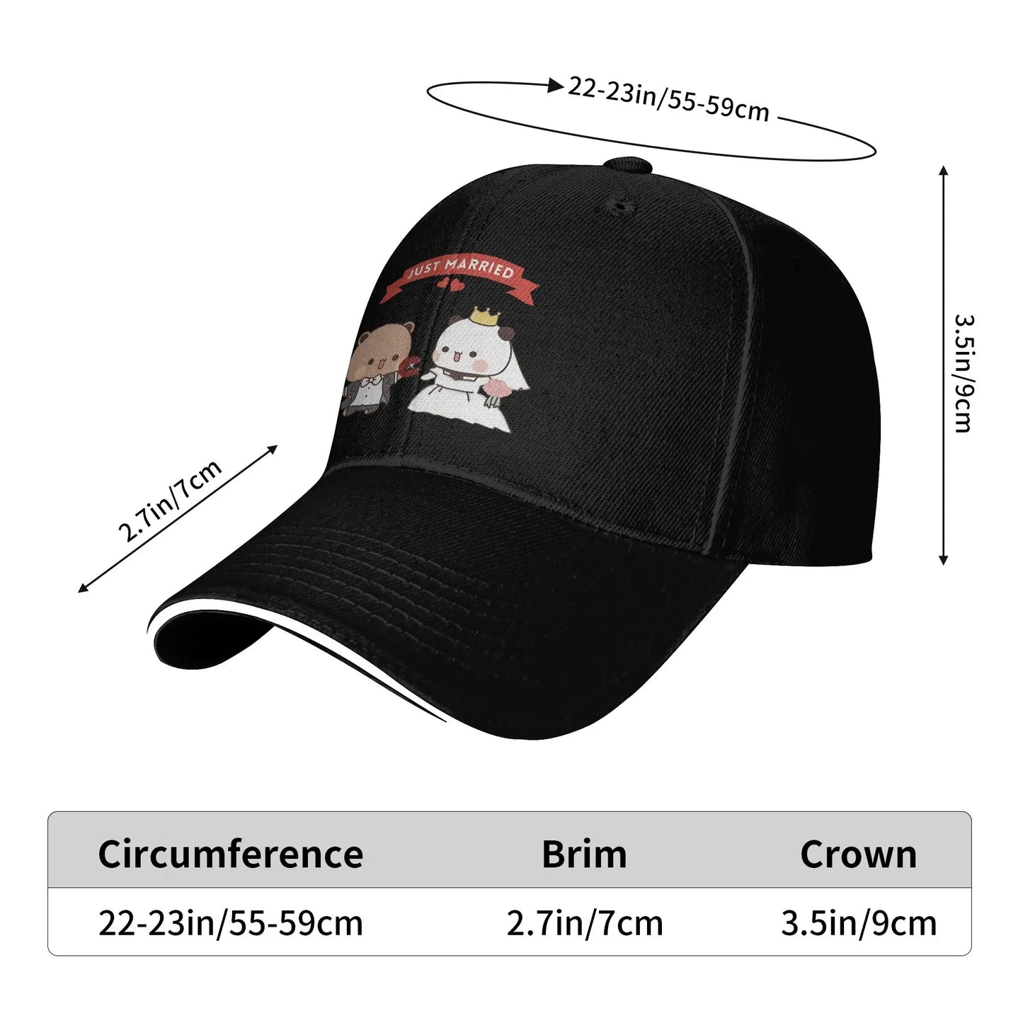 Bubu Dudu Married Casual Baseball Cap