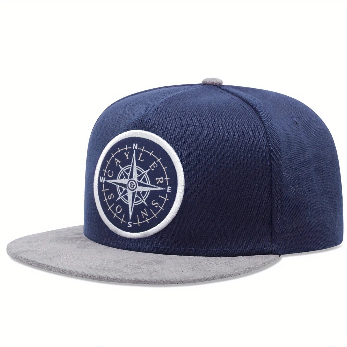 Men's Retro Street Hip Hop Hat Women's Decorative Color blocked Snapback Cap
