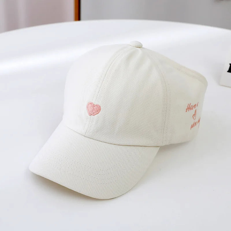 Summer Baseball Cap Breathable Women High Ponytail