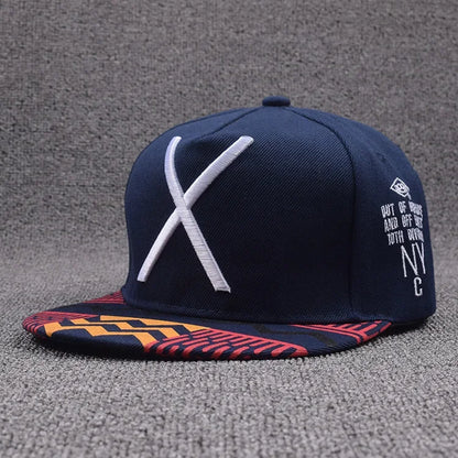 Letter Embroidery Hip Hop Caps For Men Women Fashion Cool Snapback Hat