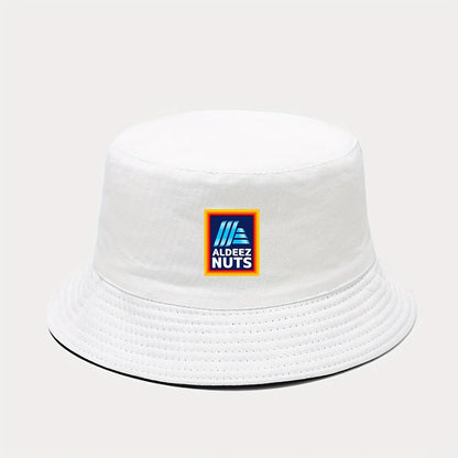 ALDEEZ NUTS Stylish Bucket Hat Breathable Foldable Polyester Sun Cap
