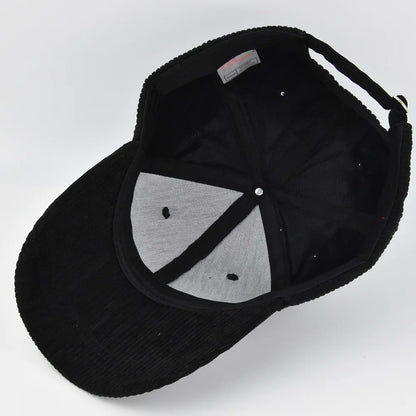 Autumn Winter Baseball Cap Women Corduroy Winter Hats For Women