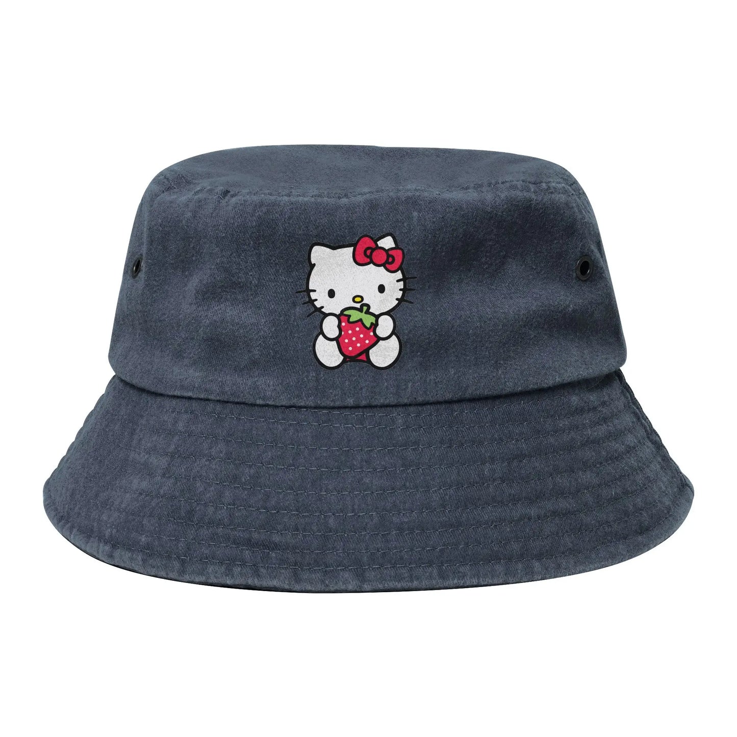 Streetwear Little Hello Kitty Bucket Hat Woman Lightweight Outdoor Sports Cute Cat
