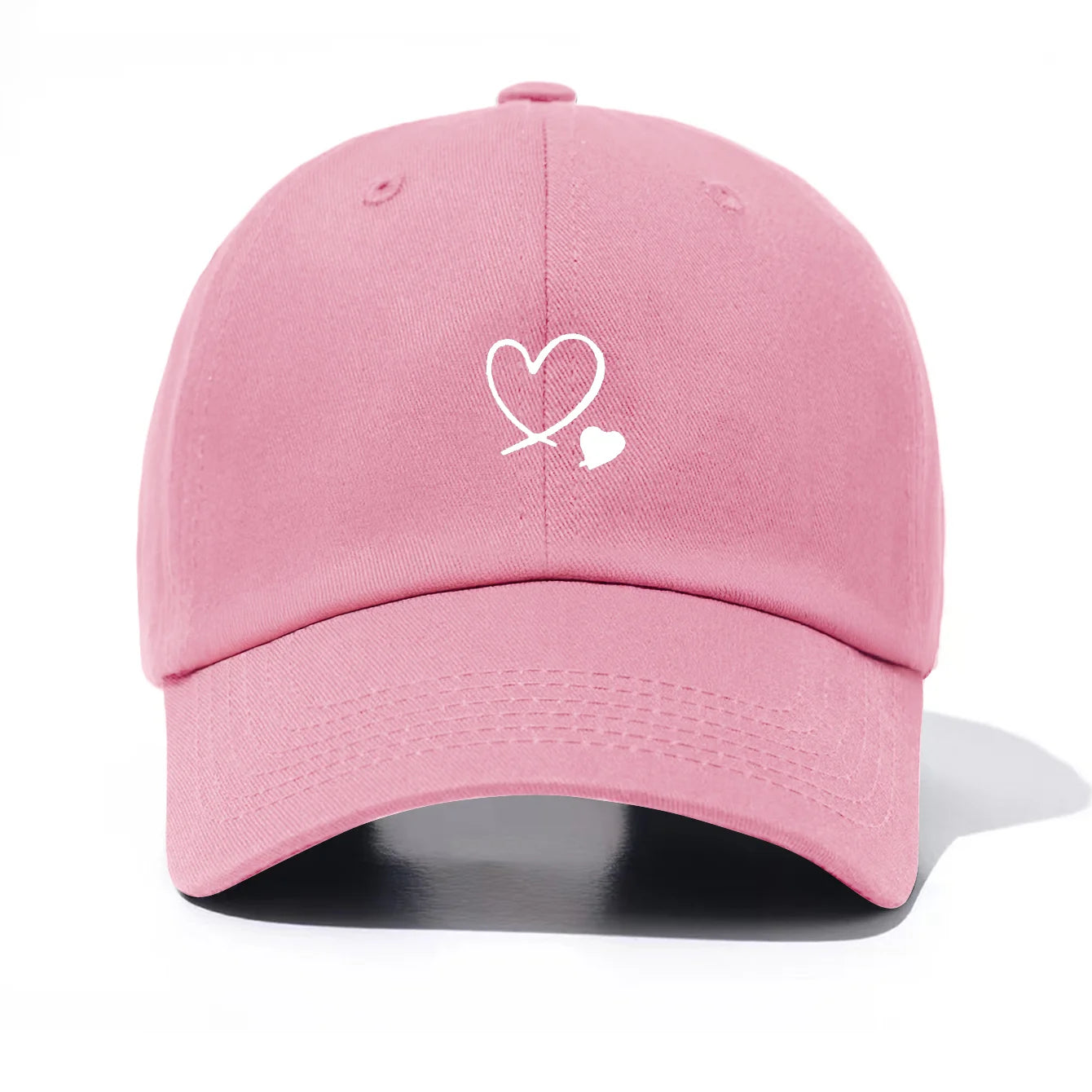 Piece Hearts Print Baseball Cap For Men & Women
