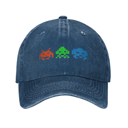 Space Invaders Men Women Baseball Cap