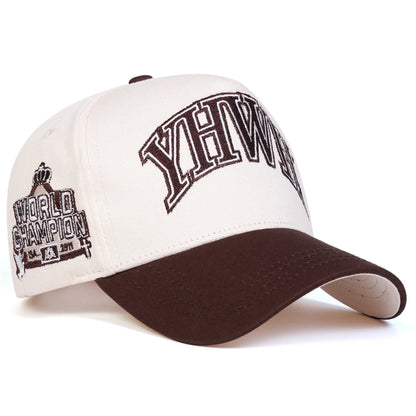 Unisex YHWH Letter Embroidery Baseball Caps Hip Hop Hat Sunscreen Hat