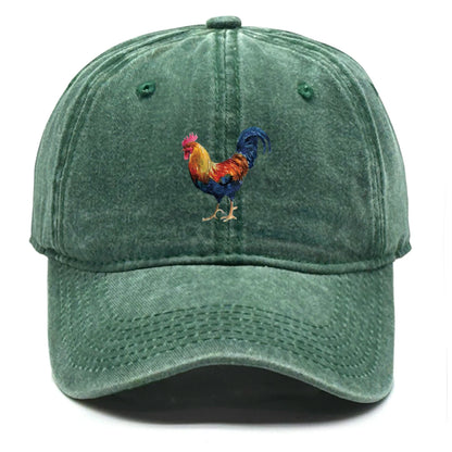 Lifelike Rooster Print Snapback Baseball Cap