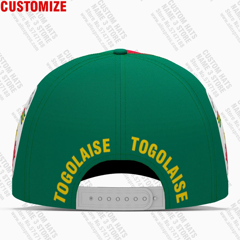 Togo Baseball Caps Free 3d Custom