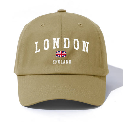 LONDON Print Baseball Cap For Adults