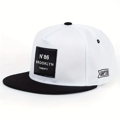 Fashion Men Women BROOKLYN Baseball Cotton Adjustable Snapback Hat Leather label N86 Hip Hop Caps Sun Hat