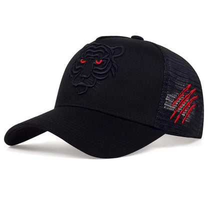 Tiger Embroidery Baseball Cap Men Women Hip Hop Hat
