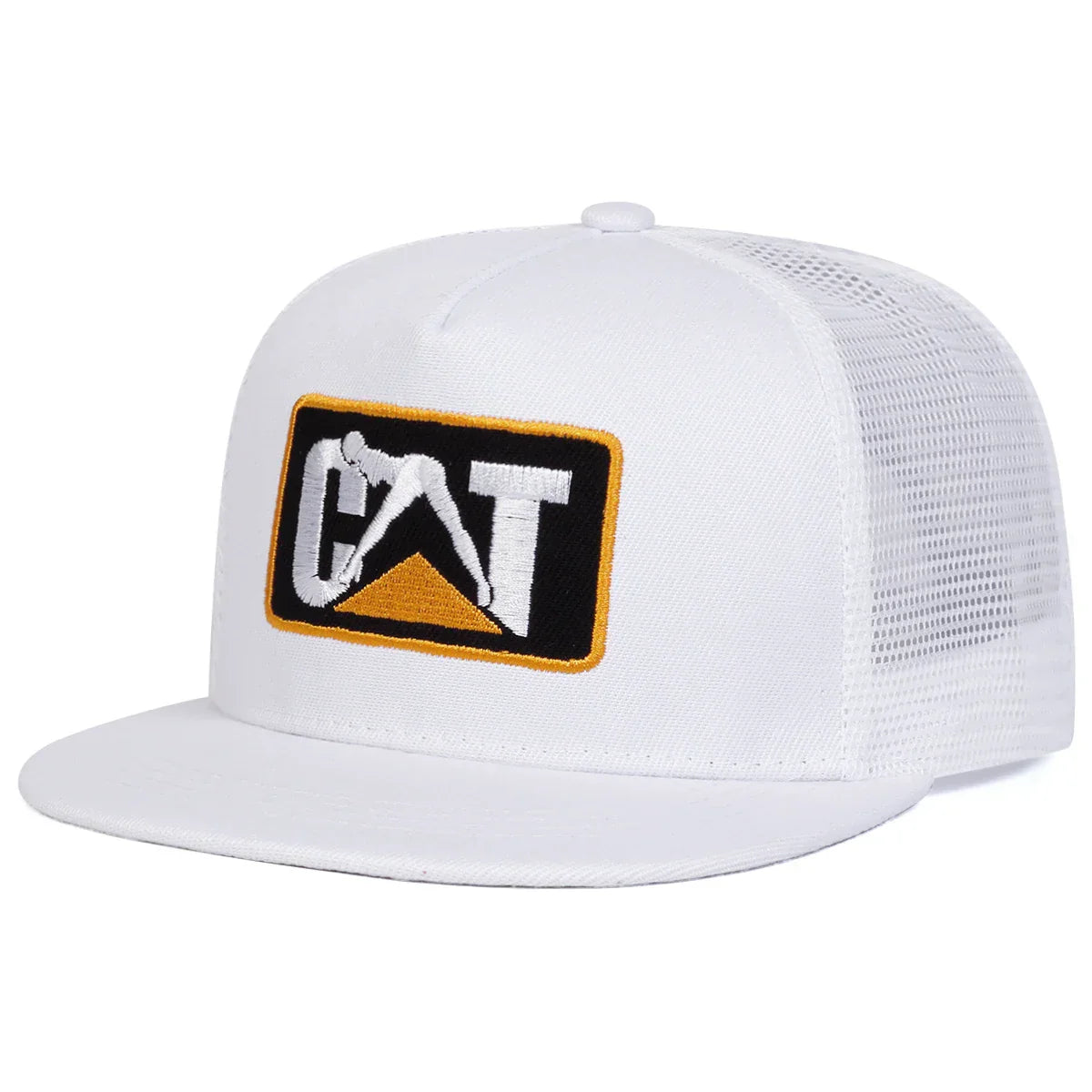 Unisex CT Letter Embroidery Hip-hop Net Hats