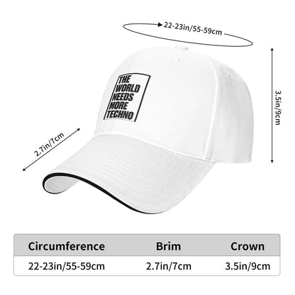 The World Needs More Techno Baseball Cap