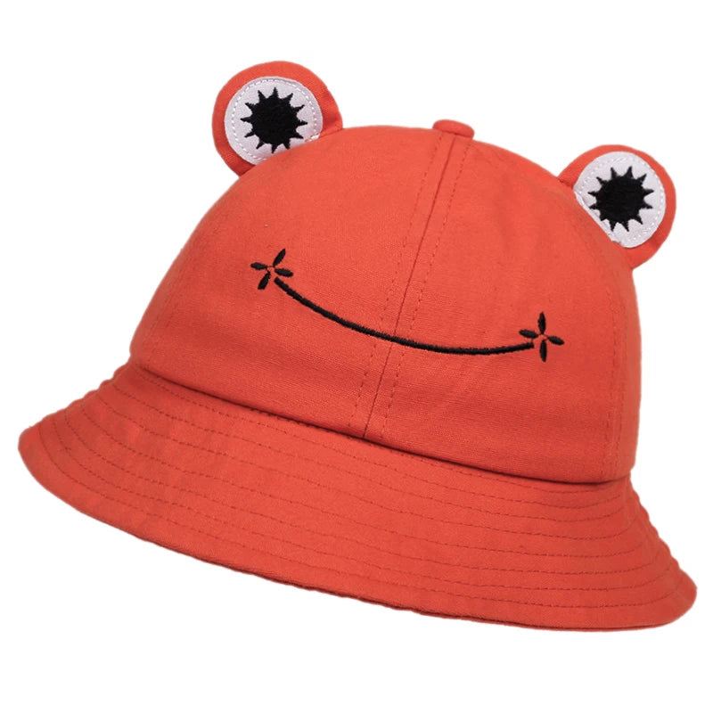 Unisex Cute Frog Style Personality Bucket Hats Fishermen Caps