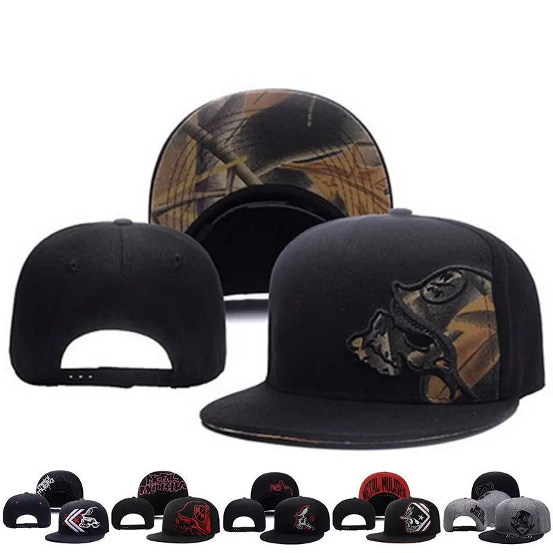 Unisex Helmeted Man Embroidery Hip-hop Hats Spring and Autumn Outdoor