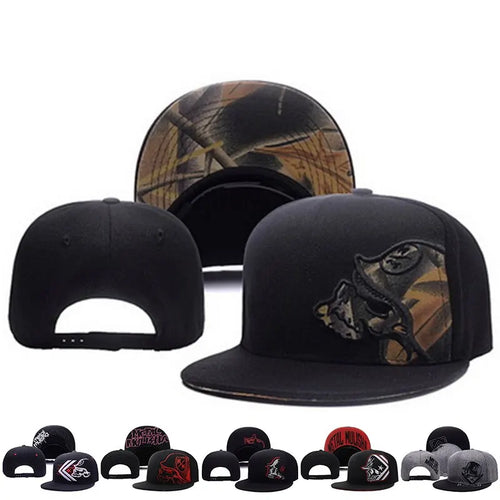 Unisex Helmeted Man Embroidery Hip-hop Hats Spring and Autumn Outdoor