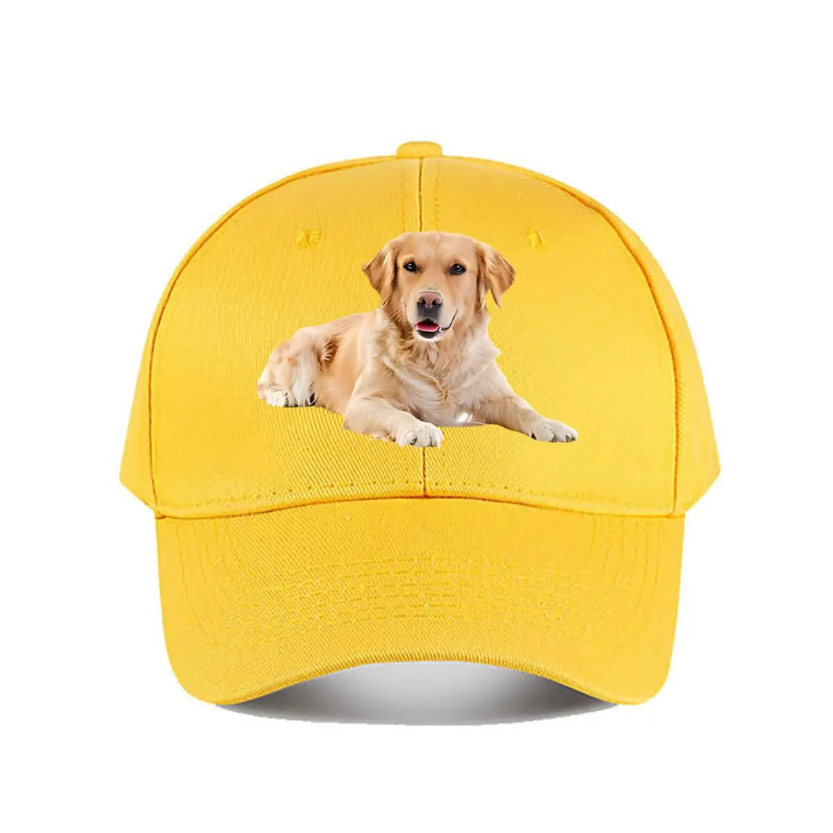 Golden Retriever Print Baseball Cap