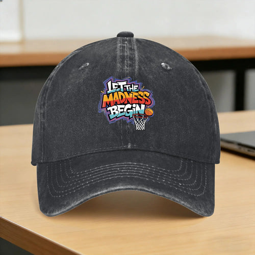 Summer Mad March Begin Basketball Graffiti Baseball Cap