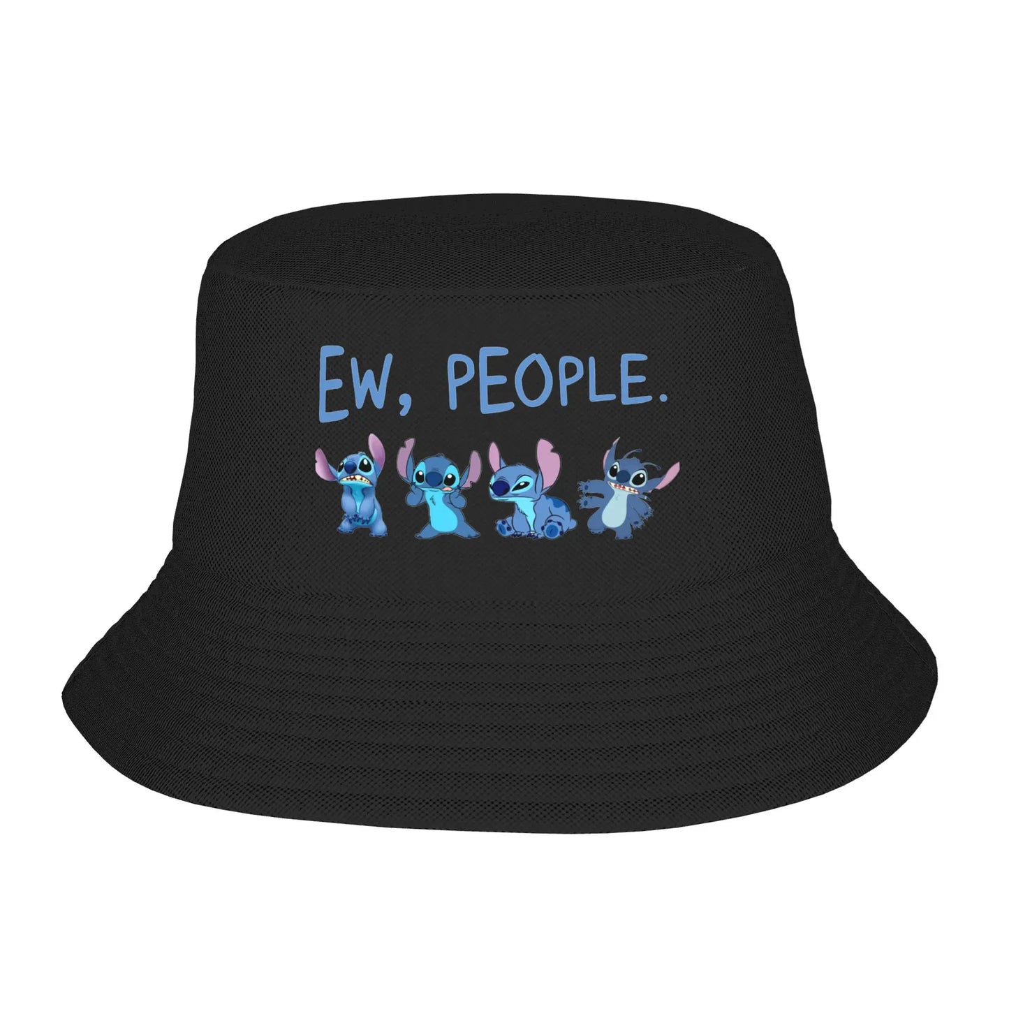 Streetwear Lilo and Stitch Bucket Hat Unisex Packable