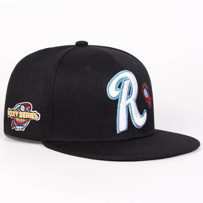 Unisex R Letter Embroidery Hip-hop Hats Baseball Caps Sunscreen Hat Snapback Caps