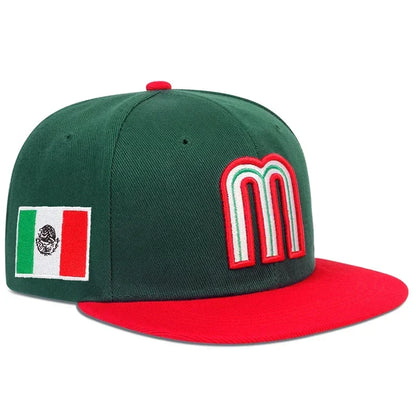 Unisex M Letter Embroidery Hip-hop Hats