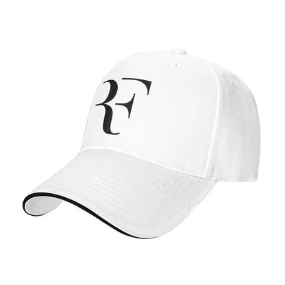 RF Roger Federer Patch Tennis Hats Curved Baseball Caps