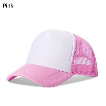 Unisex Plain Baseball Cap Fashion Adjustable Trucker Baseball Cap Men Women