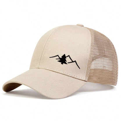 Unisex Casual Baseball Cap Sports Mountain Embroidery Hip Hop Hats