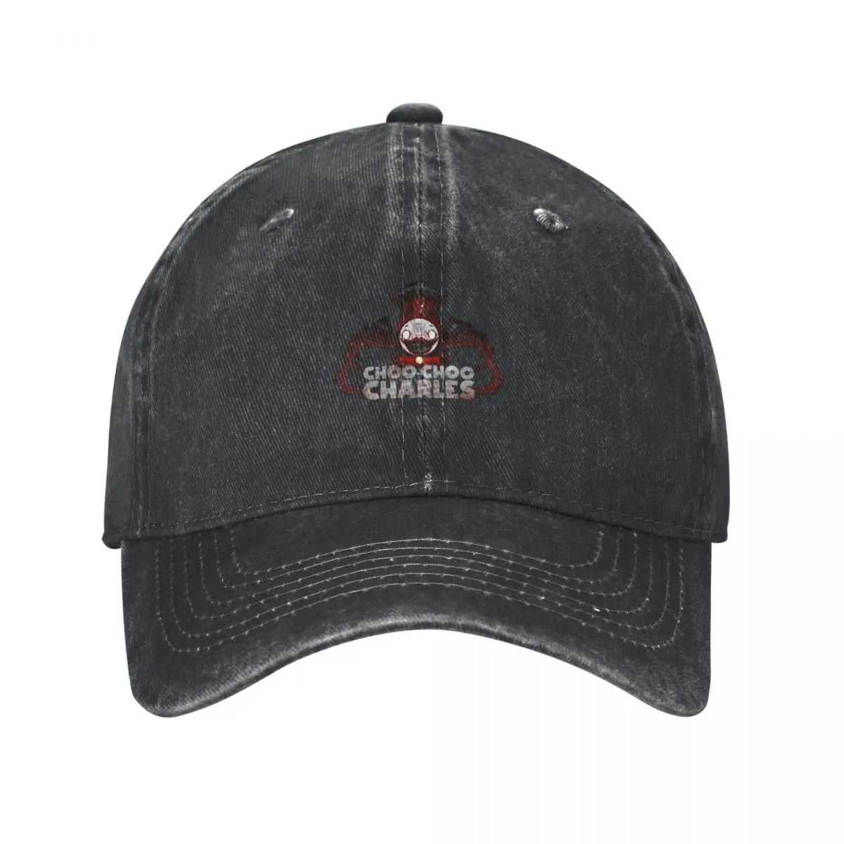 Choo Choo Charles Monster Spider Train Art Baseball Cap