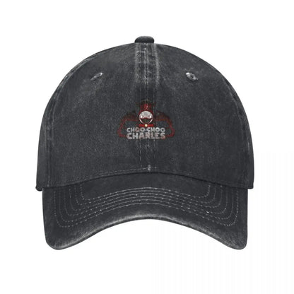 Choo Choo Charles Monster Spider Train Art Baseball Cap
