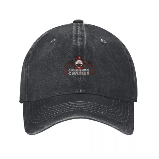 Choo Choo Charles Monster Spider Train Art Baseball Cap