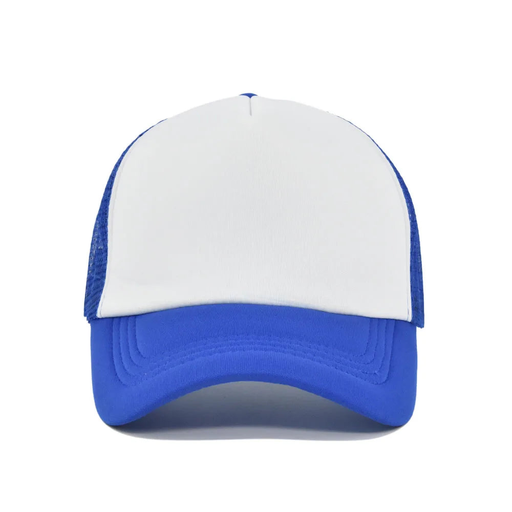 15 Colors Mesh Baseball Cap Adjustable Snapback Hats For Women Men