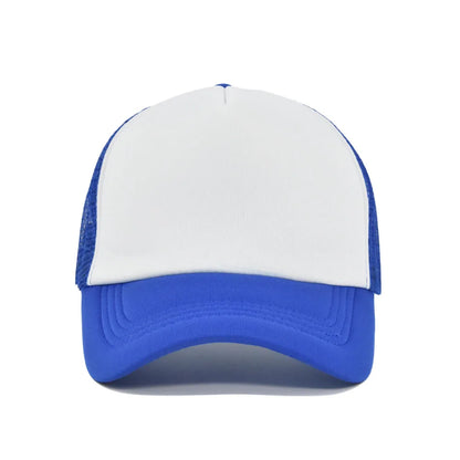 15 Colors Mesh Baseball Cap Adjustable Snapback Hats For Women Men
