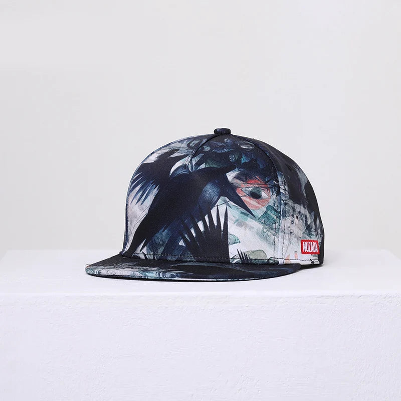 New Arrival Men Women Baseball Cap Graffiti Print Couple Snapback Hat