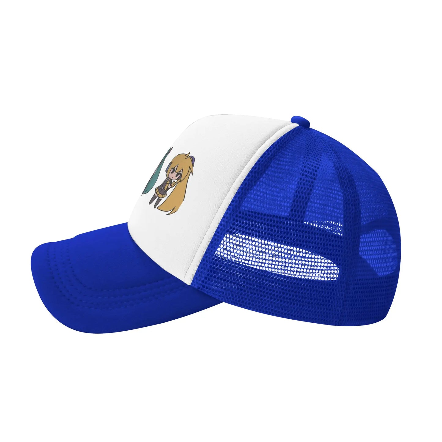 Kasane Teto Vocaloid Triple Baka Chibis Mesh Baseball Caps