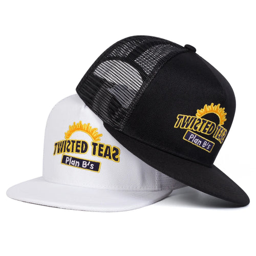 Unisex TWISTED TEAS Letter Embroidery Hip-hop Net Hats Spring Summer Snapback Caps