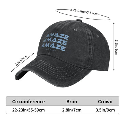 Project Hail Mary Amaze Repeat Typography Poster Baseball Cap