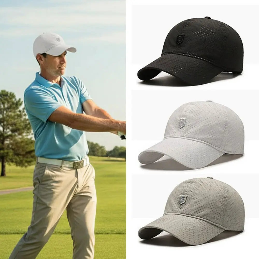 Breathable Perforated Quick-Drying Hat Baseball Cap