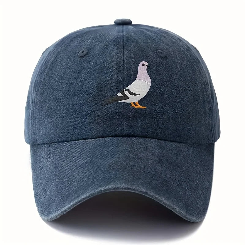 Pigeon Print Baseball Cap For Both Men And Women