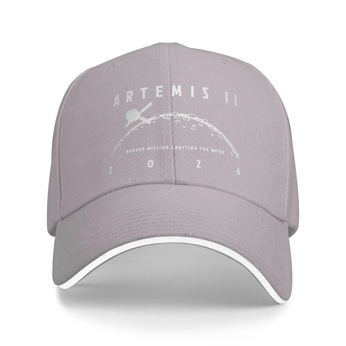 Artemis II 2026 Manned Mission Orion Orbiting The Moon Casual Baseball Cap