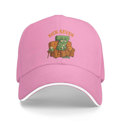 Sick Seven 67 Halloween Meme Funny Meme Six Seven Wordplay Baseball Cap