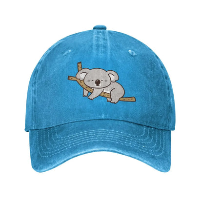 Cartoon Koala Vintage Baseball Ball Cap