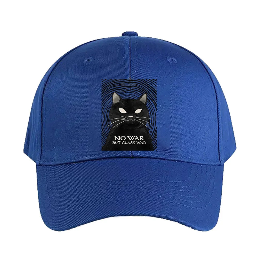 No War But Class War Cat Baseball Cap