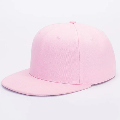 Unisex Flat Brim Snapback Hat For Men Women