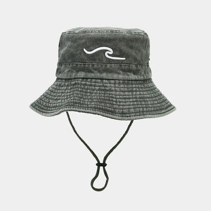 2023 Spring Cotton Embroidered Pattern Bucket Hat Fisherman Hat