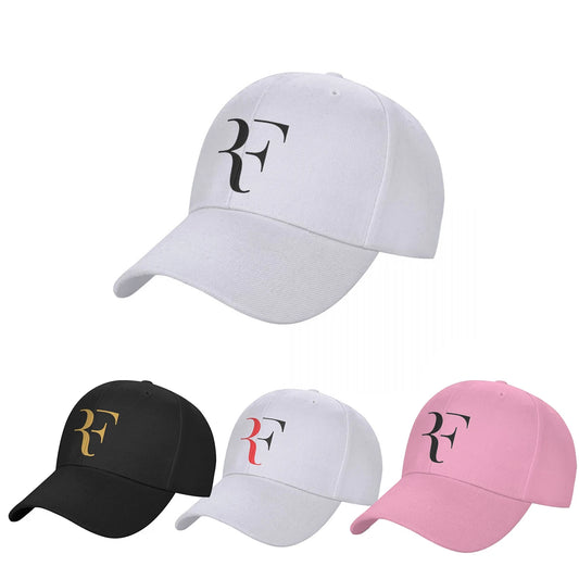 RF Roger Federer Patch Tennis Hats Curved Baseball Caps