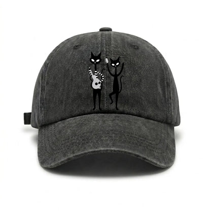 Black Cat Music Baseball Cap